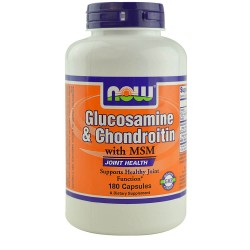 NOW Glucosamine & Chondroitin with MSM 180 капс