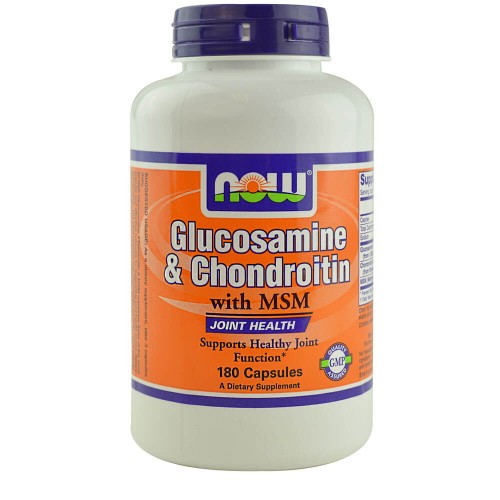NOW Glucosamine & Chondroitin with MSM 180 капс NOW Glucosamine & Chondroitin with MSM 180 капс