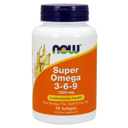 NOW Super Omega 3-6-9 180 капс