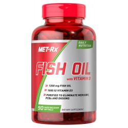 MET-Rx Fish Oil with Vitamin D 90 капс