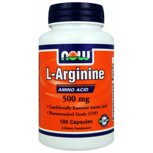 NOW L-Arginine 500мг 100 капс